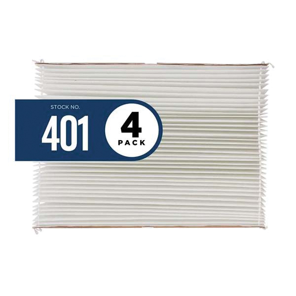 Aprilaire® 401-4PK Air Filter, 6 in W, 16 in H
