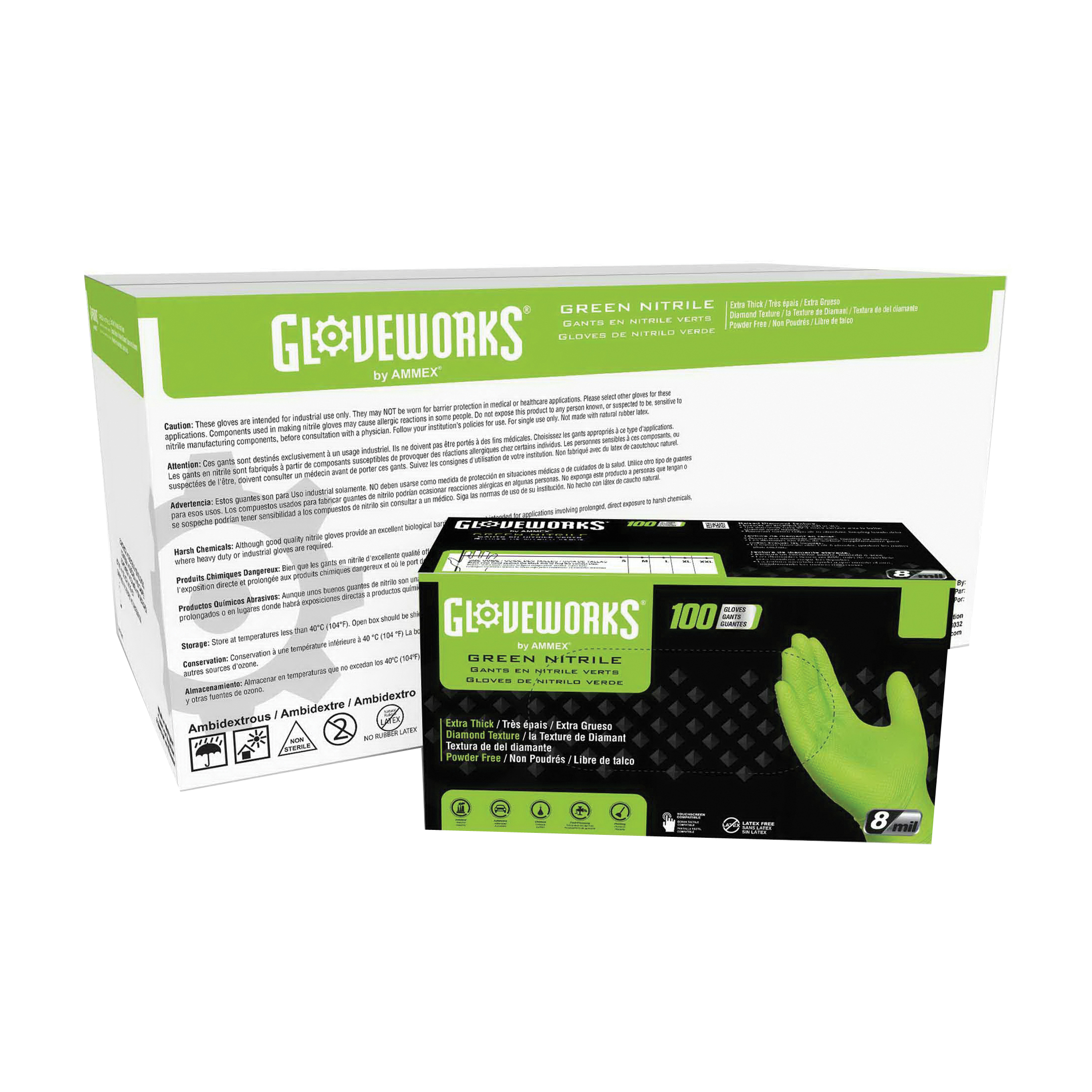 GLOVEWORKS® by AMMEX® GWGN49100 2933076